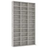 vidaXL Arm&aacute;rio p/ CD 102x23x177,5cm derivados de madeira cinza cimento