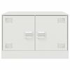 vidaXL Mesa de centro 67x50x44 cm a&ccedil;o branco