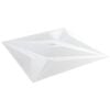 vidaXL Pain&eacute;is de parede 24 unid. 50 x 50 cm Estrela Branca Espuma XPS