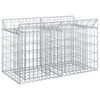 vidaXL Cama elevada de gabi&atilde;o 100 x 50 x 60 cm A&ccedil;o Galvanizado