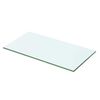 vidaXL Prateleiras 2 pcs 50x20 cm vidro transparente
