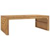 vidaXL Mesa de centro 110x60x38 cm madeira maci&ccedil;a teca