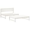 vidaXL 2 pcs conjunto lounge de jardim madeira de pinho maci&ccedil;a branco
