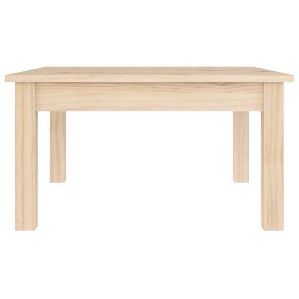 vidaXL Mesa de centro 55x55x30 cm pinho maciço