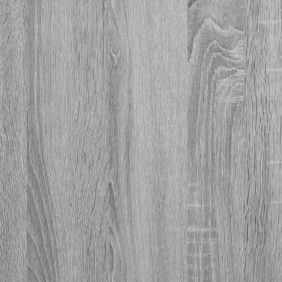 vidaXL Carrinho de cozinha 53x20x76 cm derivados madeira cinza sonoma