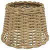 vidaXL Abajur de teto &Oslash;30x20 cm vime castanho