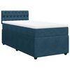 vidaXL Cama boxspring com colch&atilde;o 80x200 cm veludo azul