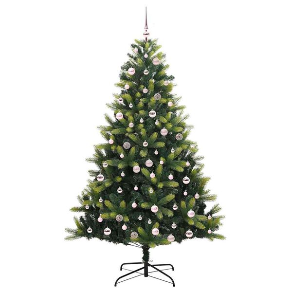 vidaXL &Aacute;rvore de Natal Artificial Articulada 300 LEDs Verde 240 cm