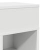 vidaXL Mesa de cabeceira com gaveta 25x31x66 cm branco