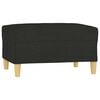vidaXL Apoio de p&eacute;s 70x55x41 cm tecido preto