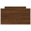 vidaXL Estrutura de cama com gavetas 90x190 cm carvalho castanho