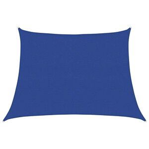 vidaXL Para-sol estilo vela trap&eacute;zio 160 g/m&sup2; 4/5x3 m PEAD azul