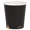 vidaXL Copos de caf&eacute; papel 200 ml 1000 pcs preto