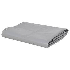 vidaXL Lona 650 g/m&sup2; 1,5x6 m cinzento