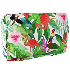vidaXL Almofada Floral Multicolor 70 x 40 x 12 cm Tecido Oxford