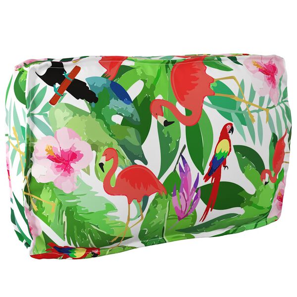 vidaXL Almofada Floral Multicolor 70 x 40 x 12 cm Tecido Oxford