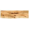 vidaXL Tampo de mesa borda viva 100x20x3,8 cm mangueira &aacute;spera maci&ccedil;a