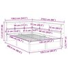vidaXL Cama com estante sem colch&atilde;o 120x200 cm pinho maci&ccedil;o
