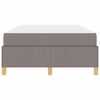 vidaXL Estrutura da Cama Cinzento-acastanhado 120 x 190 cm tecido