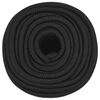 vidaXL Corda de barco 12 mm 25 m polipropileno preto completo