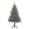 vidaXL &Aacute;rvore de Natal com 300 LEDs com suporte Verde 180 cm PVC