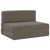 vidaXL Sof&aacute; Cama Dobr&aacute;vel Cinzento-claro 70 x 80 x 60 cm Tecido