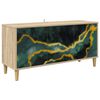 vidaXL Gabinete para TV WIJHE 102 x 33 x 50 cm Sonoma