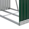 vidaXL Suporte de lenha 80x45x120 cm a&ccedil;o galvanizado verde