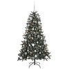 vidaXL &Aacute;rvore de Natal Artificial Verde 150 cm PVC, Pl&aacute;stico e A&ccedil;o