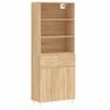 vidaXL Arm&aacute;rio alto 69,5x34x180 cm derivados de madeira cor sonoma