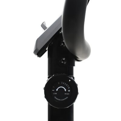 vidaXL Bicicleta estática magnética com medição pulso