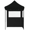 vidaXL Tenda de Festa Preto 200 x 200 x 306 cm Tecido Oxford