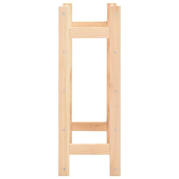 vidaXL Garrafeira para 20 garrafas madeira de pinho