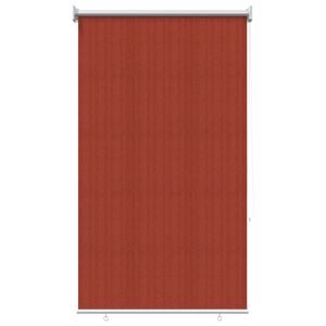 vidaXL Persiana Rol&ocirc; Externa com Bloco de 90% UV Terracota HDPE