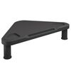 vidaXL Suporte de canto para monitor 49x28x10,5 cm preto