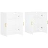 vidaXL Armários de parede 2 pcs 69,5x34x90 cm branco