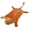 vidaXL Tapete le&atilde;o de pel&uacute;cia 205 cm castanho