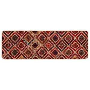 vidaXL Passadeira MARSA Multicolor 50 x 100 cm Poli&eacute;ster e PVC