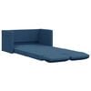 vidaXL Sof&aacute;-cama sem p&eacute;s 112x174x55 cm tecido azul