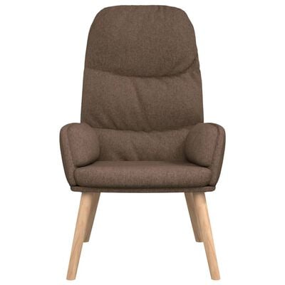 vidaXL Cadeira de descanso tecido cinzento-acastanhado