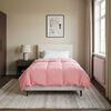 vidaXL Duvet de Ano Inteiro Colchonete Rosa 155 x 200 cm Microfibra