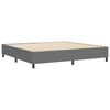 vidaXL Estrado de cama plataforma Cinzento-claro 200 x 200 cm