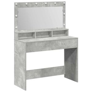 vidaXL Mesa de vestir Cinzento 100 x 41 x 135 cm Derivados de Madeira