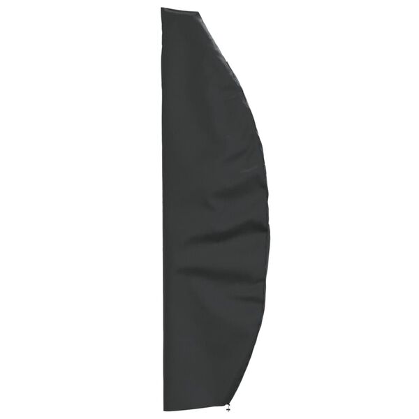 vidaXL Capa para guarda-sol de jardim 280x30/81/45cm 420D oxford preto