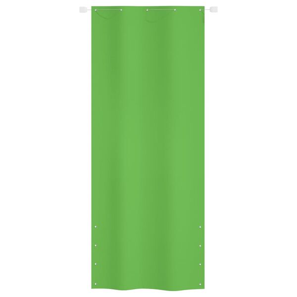 vidaXL Tela de varanda 100x240 cm tecido oxford verde-claro