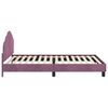 vidaXL Estrutura de Cama Infantil com Cabeceira Roxo 80 x 200 cm