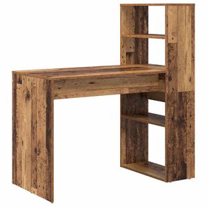 vidaXL Mesa Madeira Antiga Derivados de Madeira 113 x 54 x 120 cm