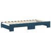 vidaXL Sof&aacute;-cama com gavet&atilde;o 100x200 cm veludo azul