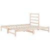 vidaXL Estrutura sof&aacute;-cama de puxar 2x(90x190) cm pinho maci&ccedil;o