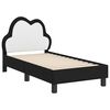 vidaXL Estrutura de Cama para Crian&ccedil;a com Cabeceira Preto 70 x 140 cm